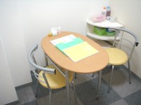 施術スペース(耳ポイントダイエット)